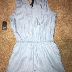 Denim crown and Ivey romper